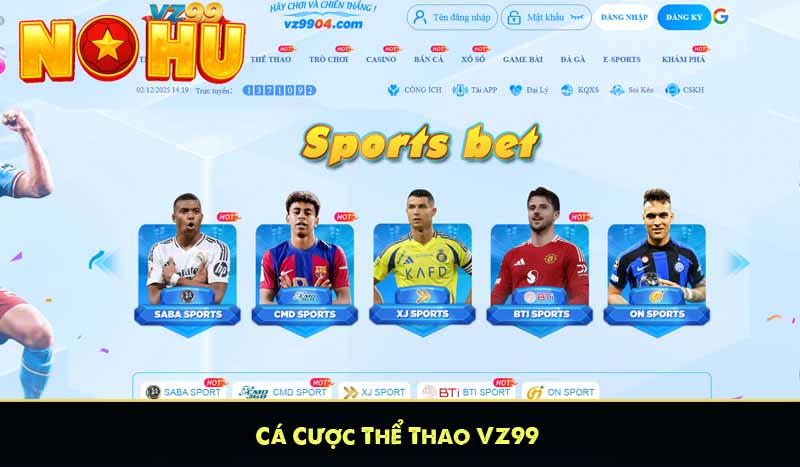 Cá Cược Thể Thao VZ99